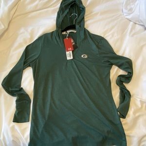 Greenbay Packers Hooded Performance Shirt